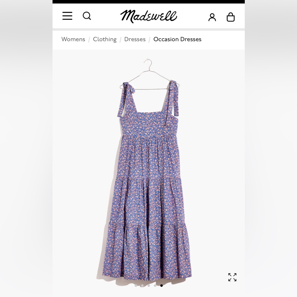 Madewell Floral Midi Dress
